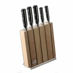 De gros 👍 Bloc à Couteaux + 5 Couteaux Sabatier Trompette Richardson 🧨