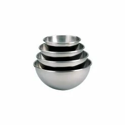 Nouveau 🌟 Cul de Poule Ø 20 cm Bassine 1/2 ronde inox ⌛
