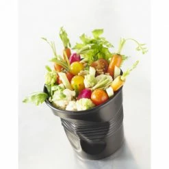 Le moins cher 🛒 Gobelet Froissé Noir Satiné 1 Litre Revol 🧨 -Emile Henry Shop gobelet froisse noir satine 1 litre revol 3