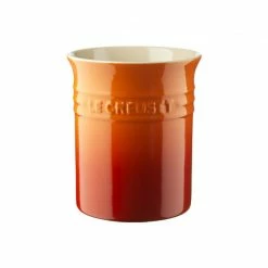 Remise ⭐ Pot à ustensiles Volcanique (orange) 1.10 L Le Creuset 😉
