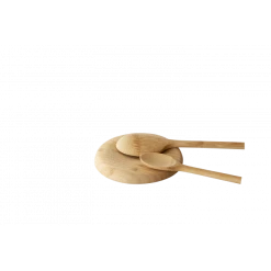 Meilleure vente ❤️ Repose-cuillère Bambou Ø 13,5 cm Pebbly 🛒