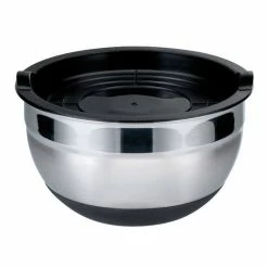 Meilleur prix ✔️ Saladier Inox avec Couvercle Ø 24 cm Baumalu 👏